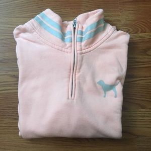 Victoria secret pink half zip